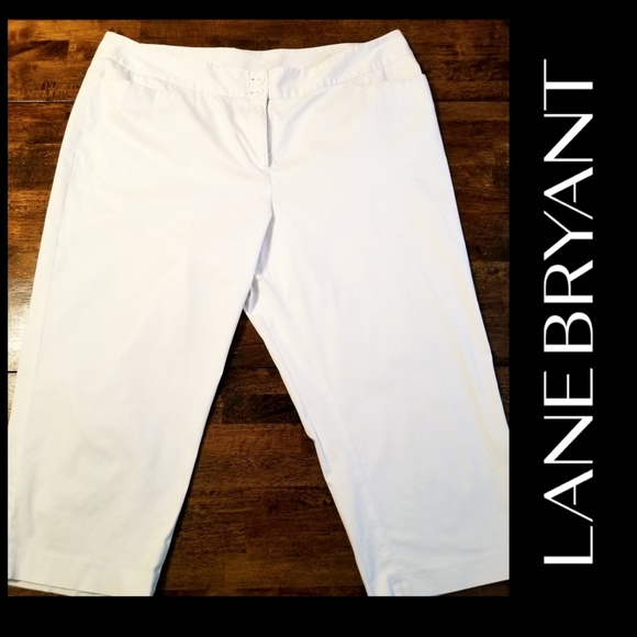 Lane Bryant White Capris - Picture 1 of 8